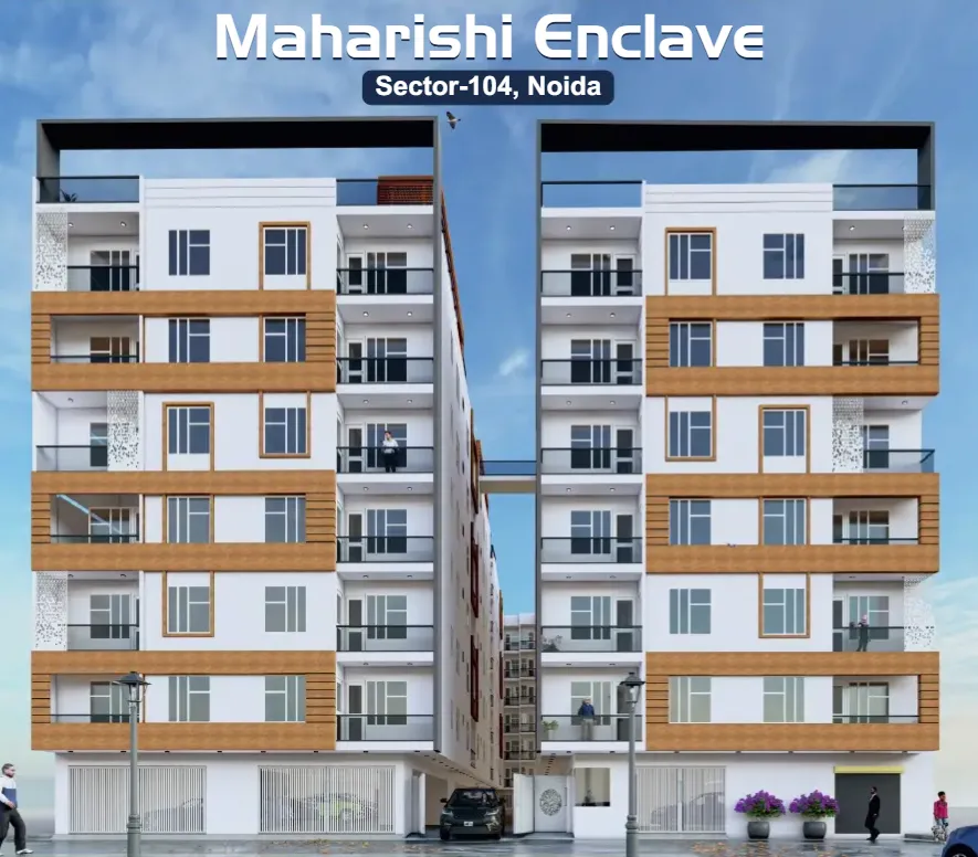 Maharishi Enclave - Buy 3 & 4 BHK low-rise flats in Sector 104 Noida